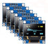 Dorhea 6PCS 0.96 OLED Display Module 12864 128x64 Pixel LCD Yellow Blue