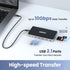 USB C Laptop Docking Station, 15 in 1 Multiport Adapter with Triple Display, Dual DP, HDMI, VGA, USB C/A, RJ45