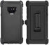 Defender Case for Samsung Galaxy Note 9 | Tough Rugged TPU Hybrid Hard Shell Case for Drop Protection | Black, No