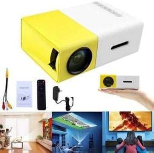 YG-300 LCD Mini Projector Portable LED Projector Support 1080P Home Cinema