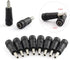 ZYAMY 10pcs DC Power Adapter, 5.5x2.1mm Female Jack to 5.5x2.5mm Male Plug Electrical Socket Converter