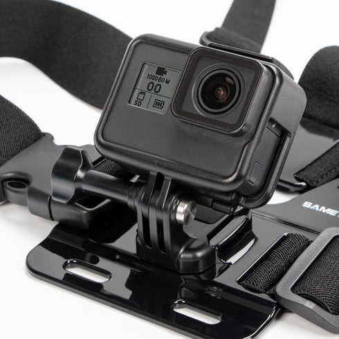 Sametop Chest Mount Strap Harness for GoPro Hero 13, 12, 11, 10, 9, 8, 7, 6, 5, 4, 3+, 3, 2, 1, Max, AKASO, DJI Osmo
