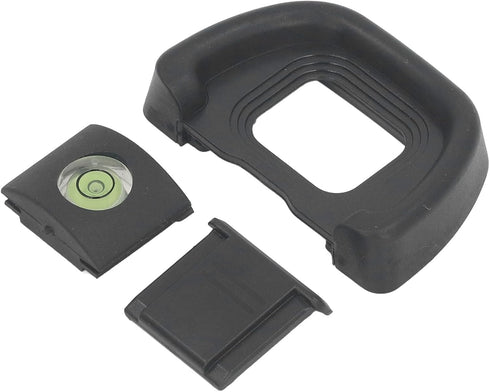 Tbest Eyepiece Eye Cup with Leveler and Hot Shoe Cover Better Observation Effect Replace for Viewfinder Camera