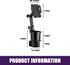 Ajxn 1 PC Car Cup Holder Phone Mount, Universal Adjustable Cradle for Most Cars, Black