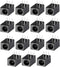 uxcell DC-003 3.5mm x 1.0mm DC Power Jack Plug, 15pcs 3 Pin Female Socket Connector