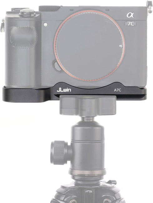 Quick Release Baseplate QR Plate Mount for Sony Alpha A7C ILCE-7C Mirrorless Camera, Arca-Swiss Tripod Compatible