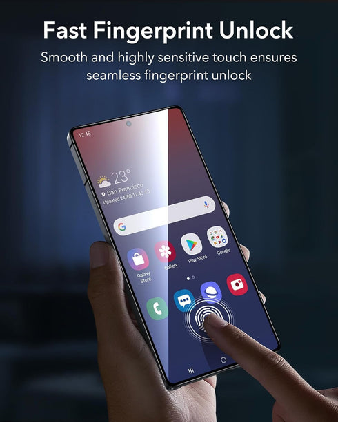 3 Pack 9H+ S26 ESR Glass for Samsung Galaxy Ultra Screen Protector, Military-Grade Protection, Shatterproof