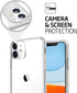 TENOC 11, 6.1 Inch Phone Case Compatible with iPhone Clear Case Shockproof Protective Bumper Slim Cover