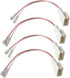 Car Speaker Wiring Harness Adapters for Toyota 2000-2015, 4PCS Aftermarket Front Rear Door Speaker Connector