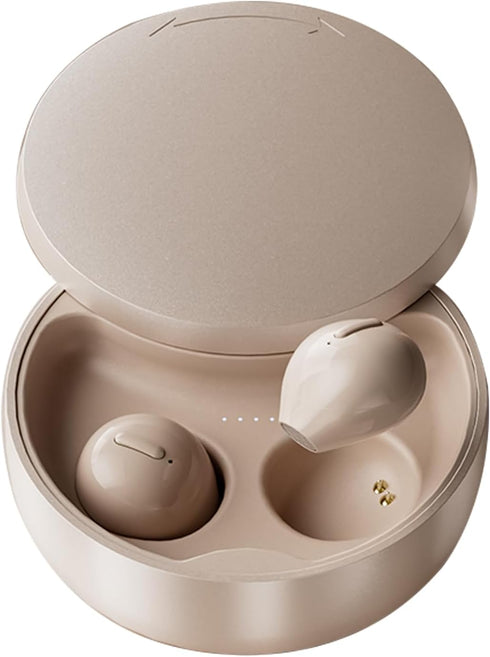 Nude Invisible Hidden Smallest Earbuds: Wireless Bluetooth Mini Micro Tiny Ear Buds for Sleeping and Work