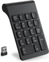 cimetech Wireless Number Pad, 2.4G Numeric Keypad Numpad with USB Receiver, 18 Keys