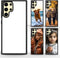 Samsung Galaxy S24 Ultra 5PCS Phone Case - Soft Anti-Slip Rubber & Printable Aluminum, Slim Fit, Custom DIY, Black.