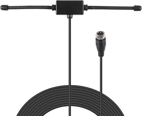 AEDIKO FM Radio Antenna Adhesive Mounting FM Radio FM Dipole Antenna for Stereo Receiver Indoor Music System FM Radio