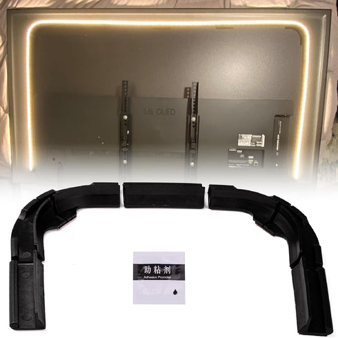 5 PCS Upgraded Generic Brackets Fit for Philips Hue Play Gradient Lightstrip Mounting Clips Holder Good Support Effect