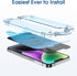 amFilm OneTouch Privacy Tempered Glass Screen Protector for iPhone 14 Plus & 13 Pro Max (6.7") - 2-Pack, Easy Install