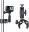Motorcycle Bike Mount Handlebar Clamp Holder for GoPro Insta360 Accessories, 360 Clip Mounting for Go Pro Max 13 12 11