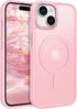 BENTOBEN iPhone 15 Plus Case, Tender Pink Slim Shockproof Magnetic Cover, Compatible with MagSafe for Women & Men.