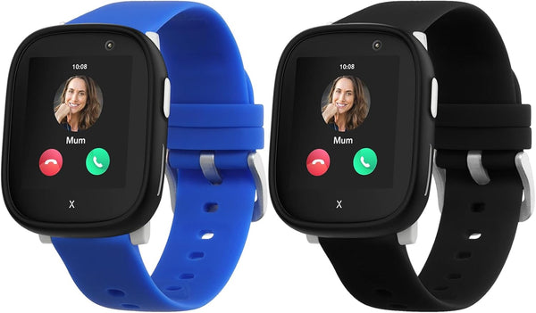 kwmobile Watch Strap Set for Xplora X6 Play, 2x TPU Silicone Fitness Tracker Sports Band