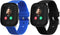 kwmobile Watch Strap Set for Xplora X6 Play, 2x TPU Silicone Fitness Tracker Sports Band