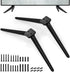 Dinghosen TV Stand Legs for TCL Roku TV, 65" Modern Black Metal,