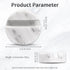 ZJL Marble Phone Stand for Desk - Cell Phone Holder for Nightstand Office Decor Telephone Boho White Marble Kitchen