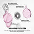 4 Pack Waterproof Airtag Holder Case with Keychain, Shockproof & Scratchproof for Pet Tracking, Bags, Kids, Keys,