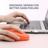 Rii Wireless Mouse RM700, 2.4G Silent Mouse with USB Nano Receiver for Laptop, PC, Mac, Chromebook (Orange)