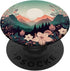 Boho Chic Floral Moon Mountain Forest Nature Cute Pastel PopSockets Standard PopGrip