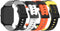 E ECSEM Soft Silicone Bands for iTouch Air 4, Waterproof Adjustable Sport Watch Strap Replacement