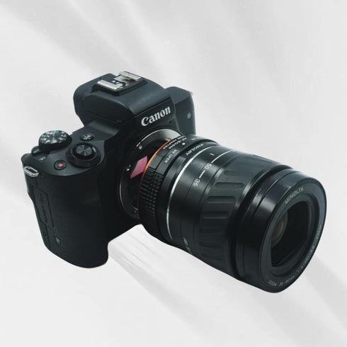 Lens Mount Adapter for Sony A to EF-M, Aperture Control Ring for Canon EF-M Cameras, Compatible with EOS M Series