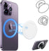 Frosted Magnetic Base for PopSocket Phone Grips Holder, Removable Stand for iPhone 15/14/13/12 Compatible