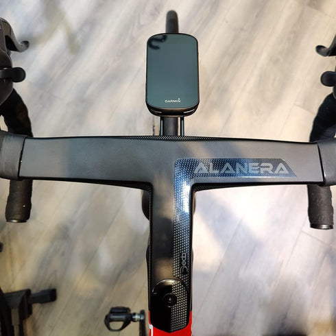 Out Front Bike Stem Handlebar Combo Mount for Garmin Edge, Wahoo, Bryton, Stages Dash Compatible with Deda Alanera