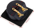 Pinhaijing Square Shape Double Binding Post Speaker Box Terminal Cup, Black and Red