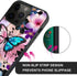 ZHEGAILIAN Pink Blue Butterfly Case for iPhone 15 Pro Max, 6.7-inch, Soft TPU, Non-Slip, Shock Absorption Cover for