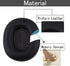 Replacement Ear Pads for E55BT Headphones, Protein PU Leather Ear Pads Repair Parts (Black)