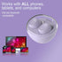 Wireless Earbuds for Small Ears, Purple Bluetooth Earbuds for Mini Ear Canals, Compatible with iPhone and Android
