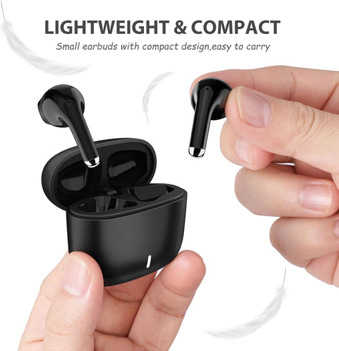 Wireless Earbuds for iPhone 16 15 Pro Max Plus 14 13, Bluetooth 5.3 Noise Isolating Ear Buds with Mic for Android