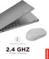 Lenovo 300 Wireless Mouse, Ambidextrous Design, 2.4 GHz Nano USB Receiver, 12 Month Battery Life for PC, Laptop