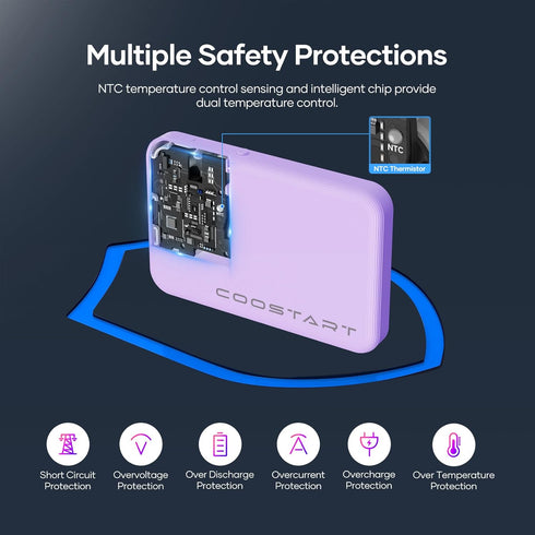 Electric Suction Power Bank, 5000mAh Wireless Charger, 22.5W Fast Charging, USB-C Cable, for iPhone 15/14/13/12, Purple