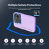 Electric Suction Power Bank, 5000mAh Wireless Charger, 22.5W Fast Charging, USB-C Cable, for iPhone 15/14/13/12, Purple
