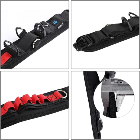 PULUZ Multi-Function Camera Waist Belt for SLR/DSLR, Adjustable Strap with Hook for Outdoor Photography Accessories