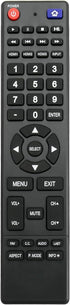 850125633 Replacement Remote Control for Hitachi TV Models - LE49A6R9, LE32E6R9, LE55A6R9, and More