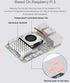 Active Cooler for Raspberry Pi 5 - Active Cooling Fan Aluminium Heatsink with Thermal Pads for Raspberry Pi 5