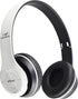 Upgraded Hybrid Noise Cancelling Headphones, Wireless Bluetooth with Mic, Fast Charging, Deep Bass, Soft-Earpads, White