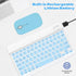 Bluetooth Keyboard and Mouse Combo, Ultra-Slim Wireless Keyboard Mouse Set for Android Windows iPad iPhone Samsung