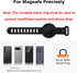 Nkmooxe 16pro Max,15, 14, 13 Gym Fitness MagSafe Phone Mount , Magnetic Bar Mount, Adjustable Strap, Compatible