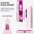 ORNARTO 16 6.7, 3 6.7 Inch, Compatible with iPhone Plus Case Slim Liquid Silicone Layers Full Covered Soft Gel Rubber
