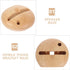 Hemobllo 4.33X3.54X1.57In Wooden Cell Phone Holder Sound Amplifying Smartphone Stand Desktop Bracket for Music Reading