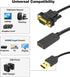 SWITCHFLUX 1080P@60Hz VGA to HDMI Adapter, Uni-Directional VGA (Source) to HDMI (Display) Converter (Male to Female)