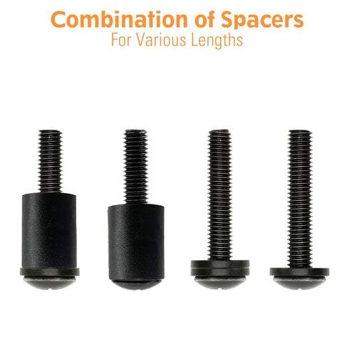 ELIVED Universal TV Mounting Hardware Kit, Fits TVs up to 80 Inch, Includes Screws, Washers, Spacers